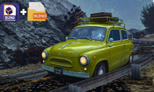 Forest Environment .Blend File With All Assets